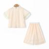 Mengtejiao Girls' Summer Chinese Style Hanfu Two-Piece Set