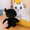 Popular Night Fury Toothless Doll Black Dragon White Dragon Plush Toy Dragon Training Master Doll Ragdoll