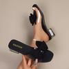 2026 Dames Hoge Hak Sandalen Strass Luxe Platte Hak Slippers Grote Maten Designer Schoenen Buiten Lichtgewicht