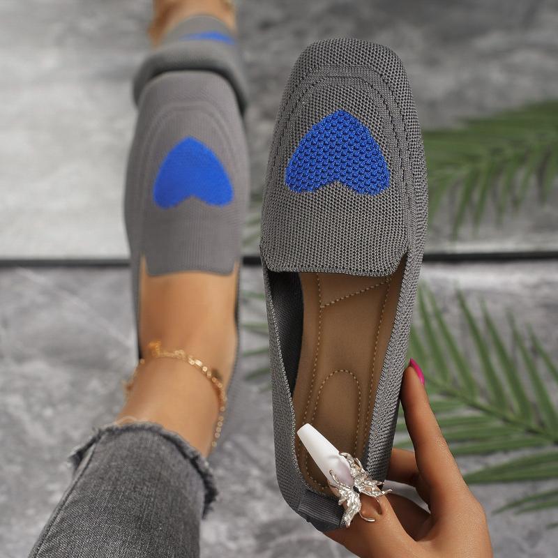 2025 Women's Summer New Large Flat Comfortable Mesh Casual Shoes Fashion High Quality Le Fu Shoes zapatos de mujer