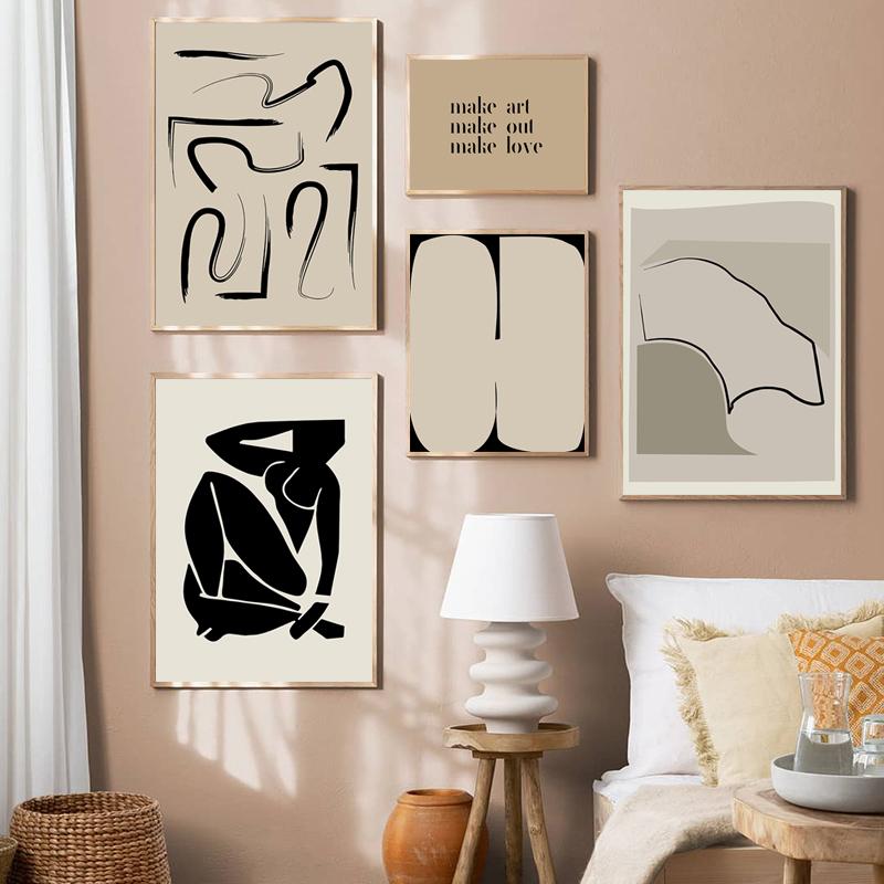 Moderne Kunst Matisse Abstrakte Poster Zeichnung Körper Linie Figur Malerei Wand Bild Leinwand Druck Nordic Wohnkultur für Wohnzimmer