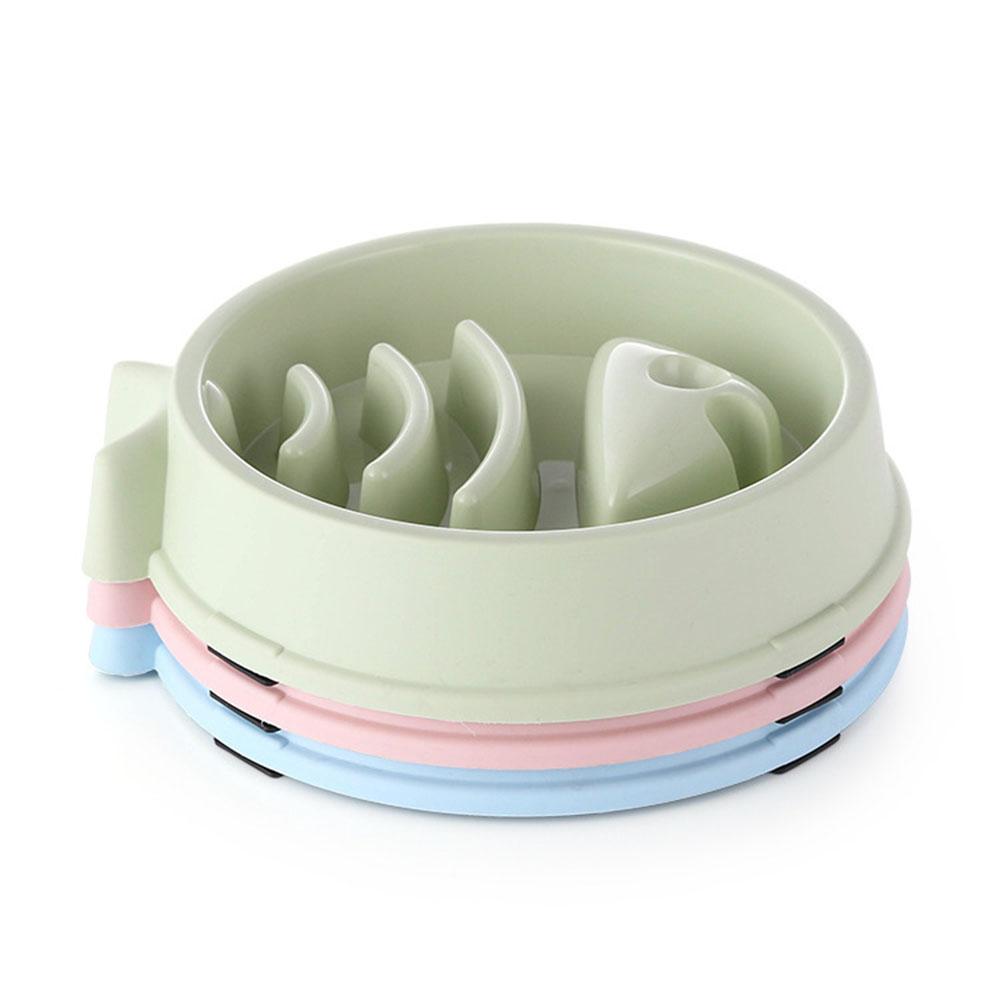 

Dog Slow Feeder Bowl Fish Bone Design, Anti-Choking Pet Food Bowl, Non-Slip Bloat Prevention Feeding Dish for Dogs синий