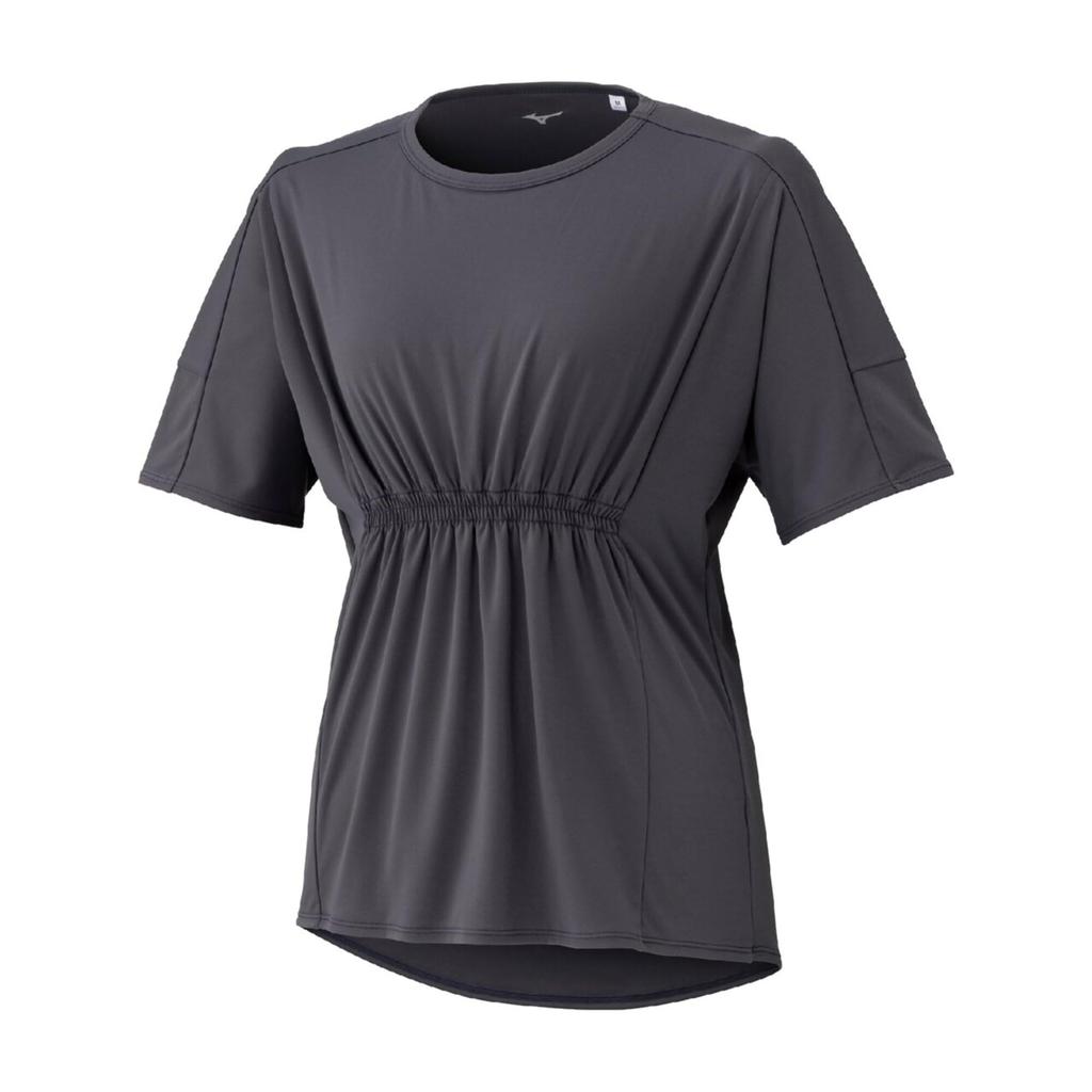 Mizuno Stretch Smooth Sports India Gray Women's T-Shirt, 32MAC870,