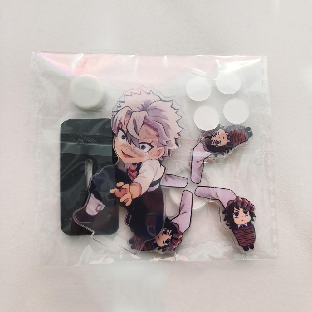 

Demon Slayer Anime Peripheral Hand Can Rotate Ornament Shinazugawa Sanemi Tomioka Giyuu 5CM Acrylic Stand Figure Fans Gift 5cm opp bag