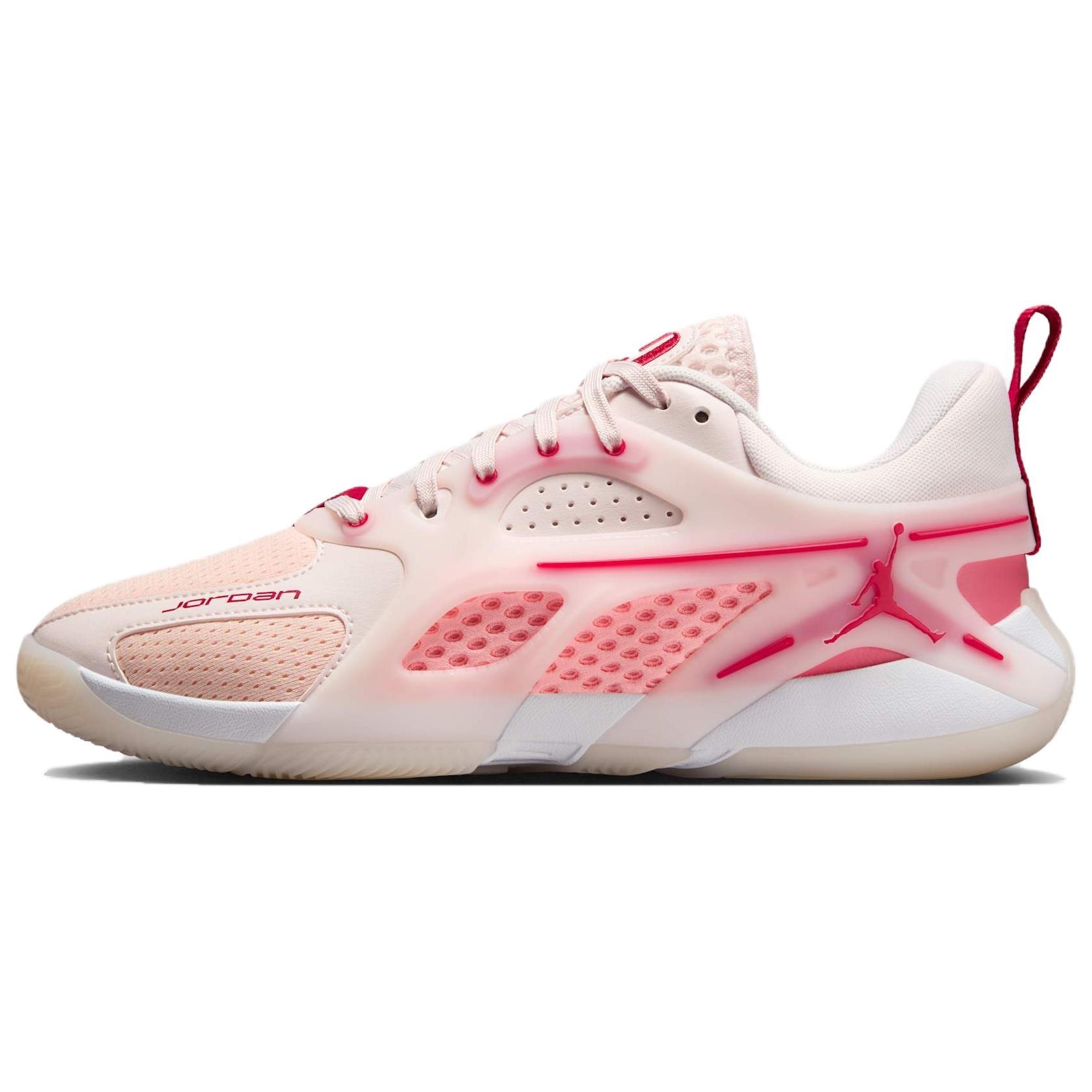 (WMNS) Air Jordan Heir PF Light Soft Pink Varsity Red Women s FZ2473-600 EU 43