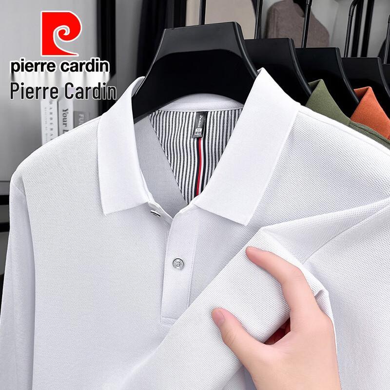 Pierre Cardin Men's Autumn Business Casual Long-Sleeve Polo Shirt