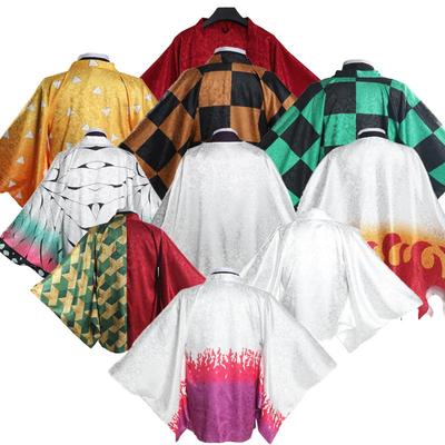 Demon Slayer Blade Peripheral Kimono Cape Cosplay Costume Anime Two-dimensional Haori Summer Cool Jacket Japanese Style Cloak Clothes