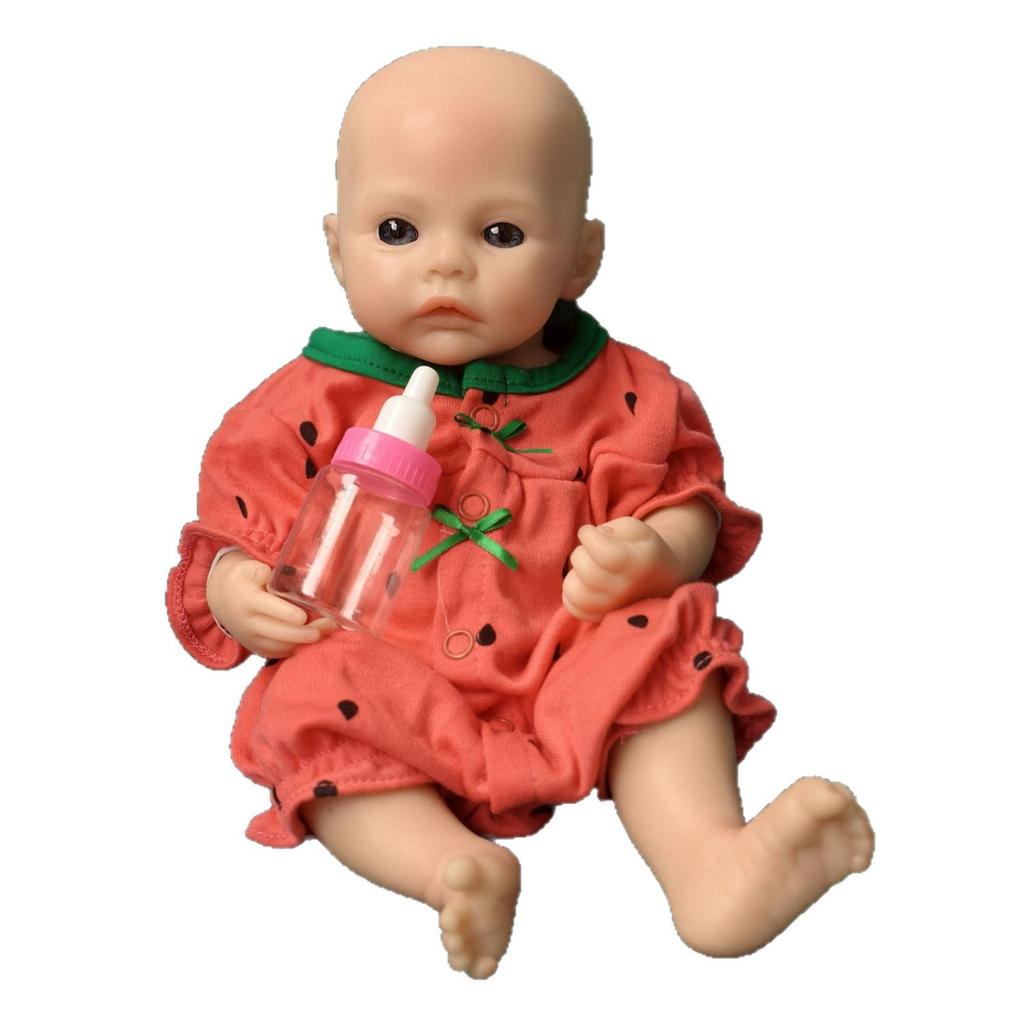 13-Inch Meadow Mini Silicone Reborn Doll - Blue Sea Edition