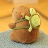 Kawaii Multicolor Capybara Doll Kapibala 10-13cm Water Dolphin Doll Birthday Gift Soft Plush Toy Car Couple