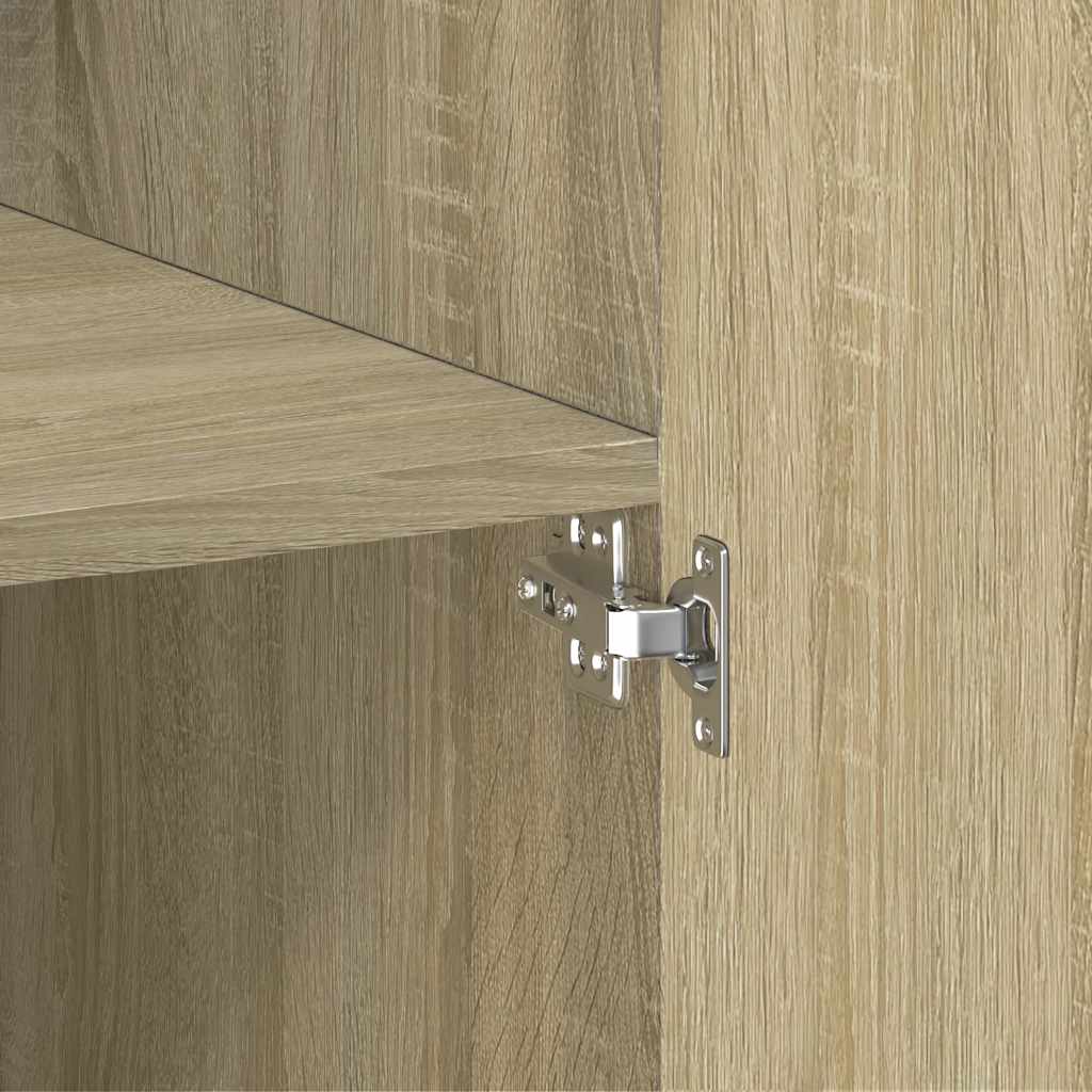 High Cabinet Sonoma Oak 70 X 42.5 X 225 Cm Particleboard