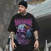 New Men's T-Shirt 3d Horror Pattern Printed T-Shirt For Men Street Hip-Hop Oversized Loose Tops Quick Drying Short Sleeved Tees