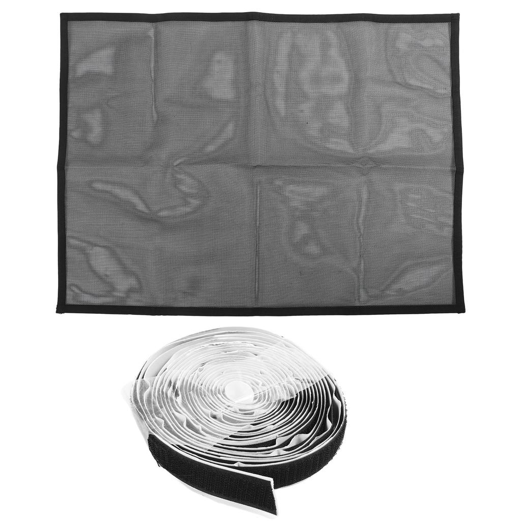 Kamin Gitter PVC Funkenschutz Abdeckung Sicher Maschen Tor Staubdicht Kindersicher Barriere für Kleinkind Baby Haustiere Schwarz