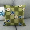 Colorful Butterfly Cartoon Insect Animal Digital Printing Short Plush Pillow Covers For Car Sofa Office Cushion Cover Home Goods