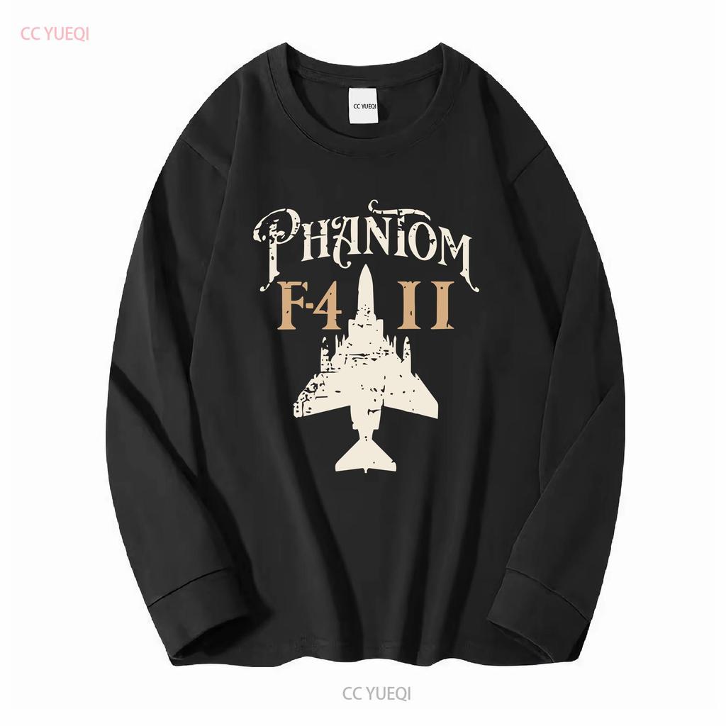 Vintage F 4 Phantom Ii Fighter Jet Aircraft Front And Back Premium T Shirt Size Vintage Washed Homme Casual Stylish Graphic