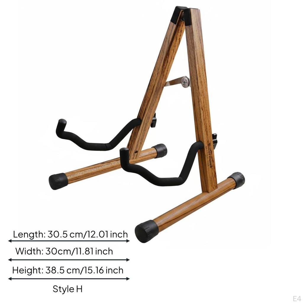 Supporto per Chitarra a V in Legno Universale Stabile Supporto per Strumento Musicale