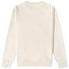 adidas Originals Sweatshirts Men's Ecru Crew Neck Moderate Regular HE9428