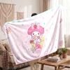 Warm Flannel BlanketMy Melody Soft Cozy Throw Blanket for Bedroom Couch