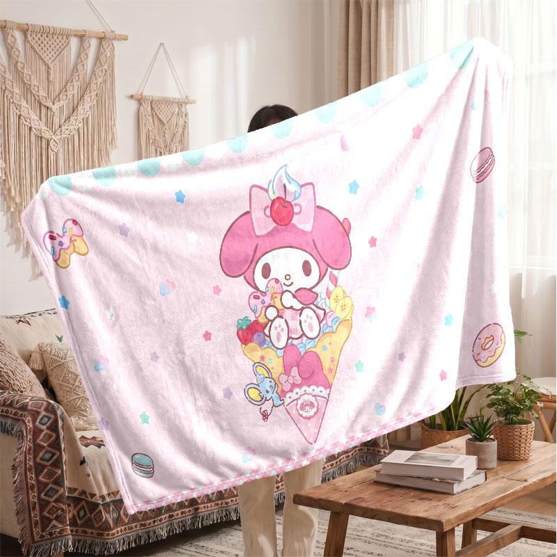 Warm Flannel BlanketMy Melody Soft Cozy Throw Blanket for Bedroom Couch