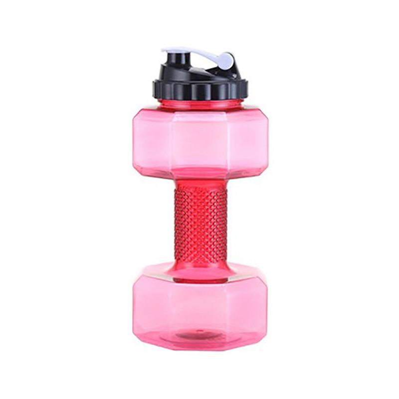 2.2L Dumbbell Shaped Kettle Sport Water Bottle Fitness Cycling Water Bottle Creative Summer Water Drinks Bottle
