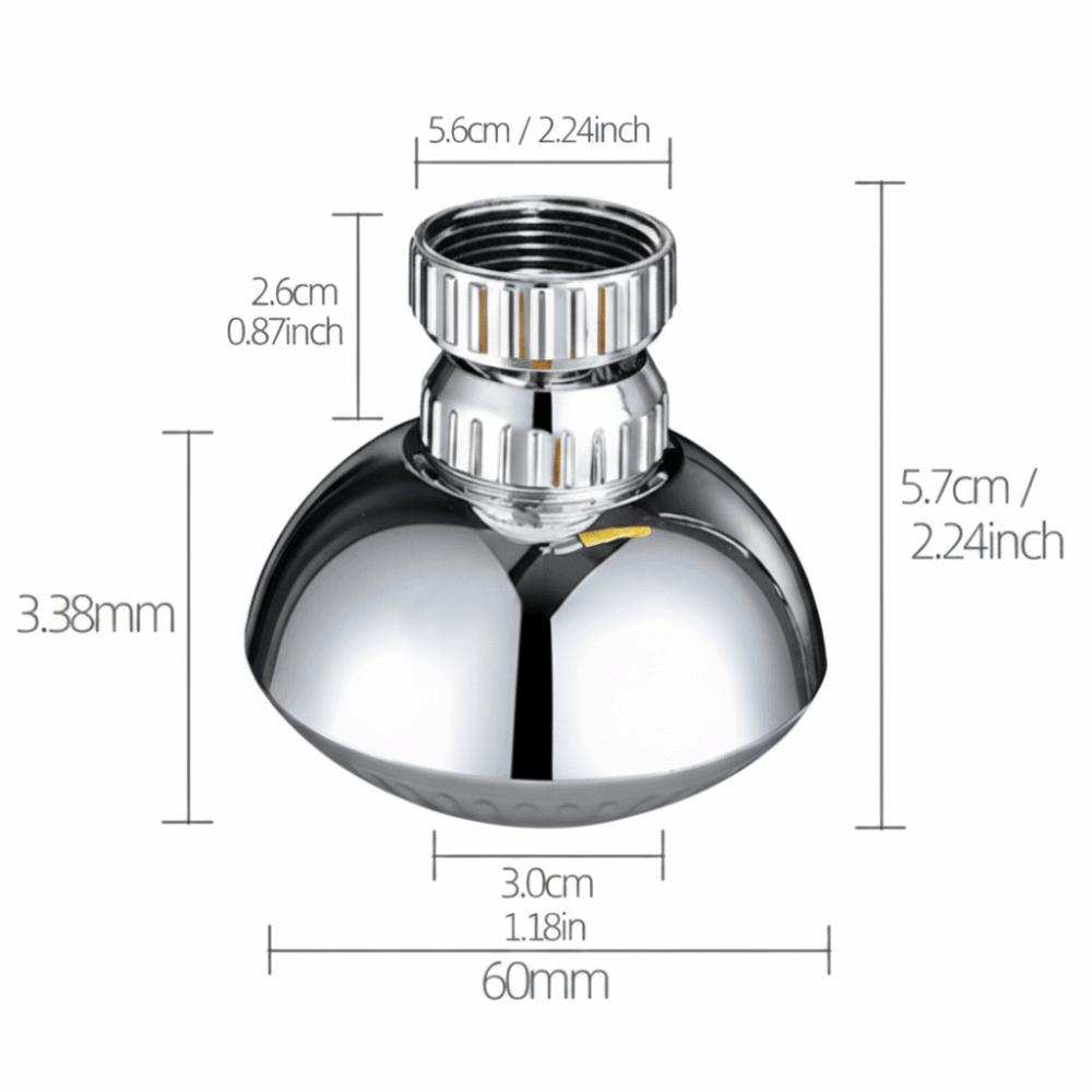 Stable Water Flow Flying Saucer Faucet Aerator Soft Water Flow Universal Connector  Kitchen Use