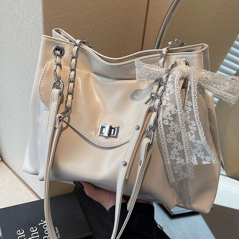 Large-capacity Bow Tote Bag A Fashionable Single-shoulder Crossbody Bag