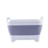 Collapsible Plastic Wash Basin - Portable, Thickened Folding Sink & Ice/Fruit Bucket