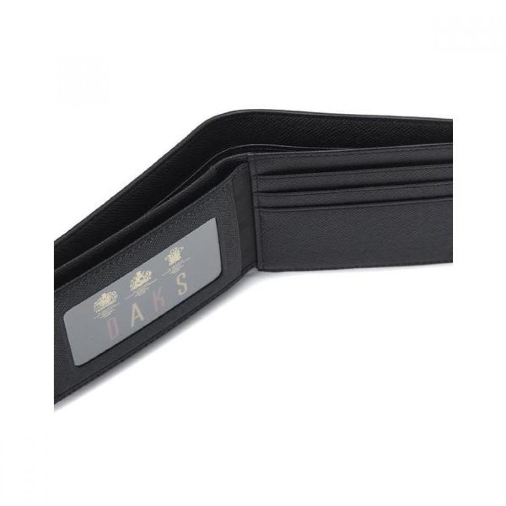 Daks Black Check Leather Wallet Dbwa2f093