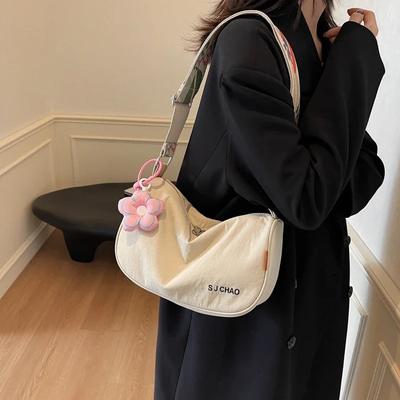 Nylontasche für Damen neu einzelne Schulter Kissen Tasche lässig vielseitig große Kapazität Umhängetasche