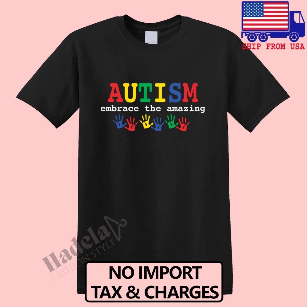 Autism Awareness Men s Black Size S-5XL L