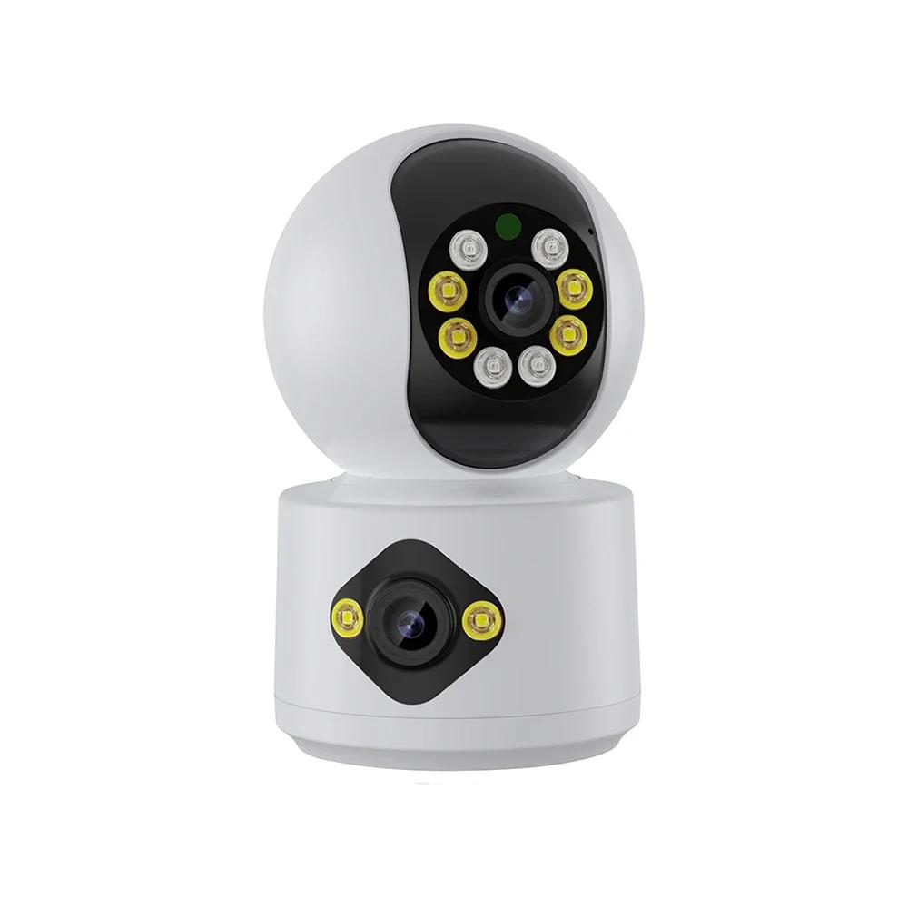 

4MP 2K WIFI Camera Home Security Indoor Surveillance Camera Baby Pet Monitor Auto Tracking Dome Wireless PTZ IP Camera P2P ICsee EU PLUG NO CARD