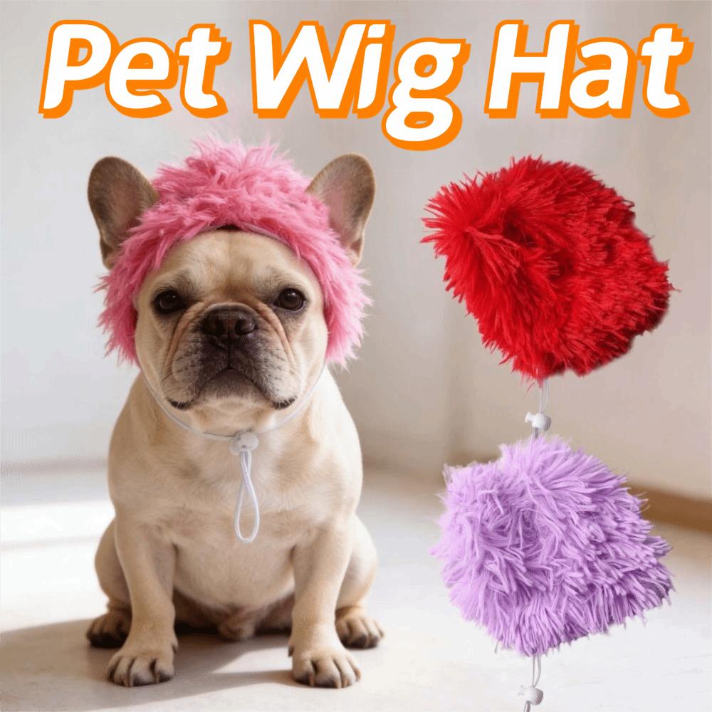 New Funny Pet Wig Exploding Heads Adjustable Dog Wigs Dog Wig Cap Pet Accessories