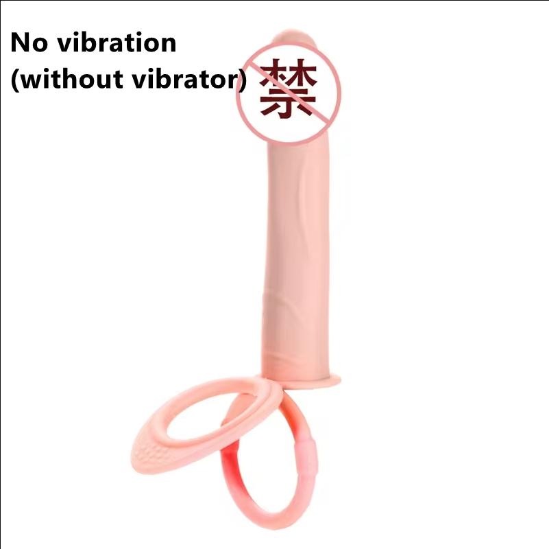Doppelpenetration 10 Frequenzen Dildo Ring Analplug Po G-Punkt Vibrator Doppelring Lock Essence Analplug Sexspielzeug für Erwachsene