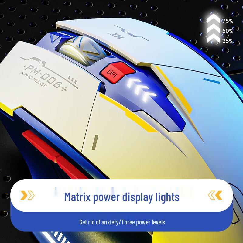 INPHIC M6P Wireless Silent Gaming Mouse