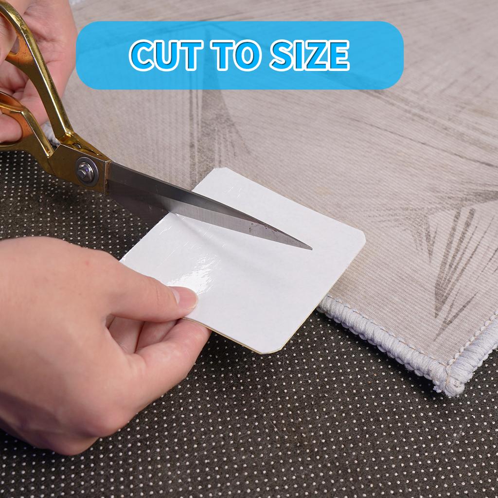 4/8Pcs Non-Slip Rug Gripper Tape Washable Carpet Pad for Hardwood Floors Reusable Fixed Sticker for Bathroom