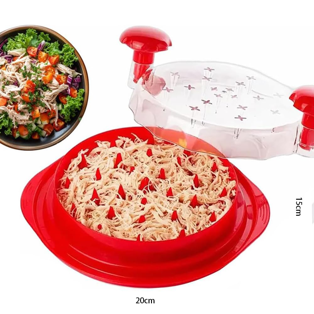 Chicken Chicken Breast Cooking Large Bread Chicken Grinder for and Twist Clear Ergonomic Dishwasher Safe Shredder, Tool, Shredder, Pork, Beef,