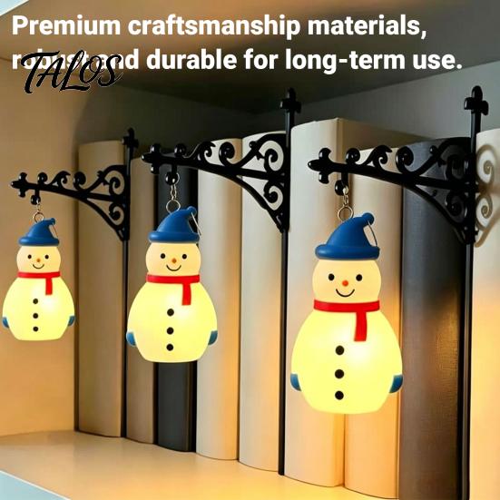 Seasonal Soft Furnishings Ghost LED Bookshelf Lamp with Pumpkin Bat Hanging Charms, Halloween Ambient Light for Bookshelves Bookend Night Light,