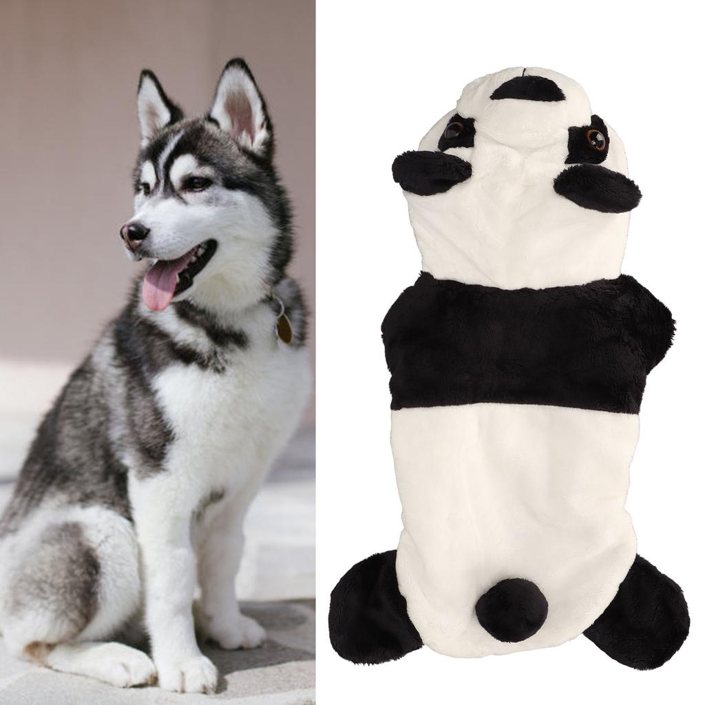 Panda Hunde Kleidung Haar Sonnenschutz Warmhaltend Niedlicher Hunde Hoodie Herbst Winter Haustier Kleidung