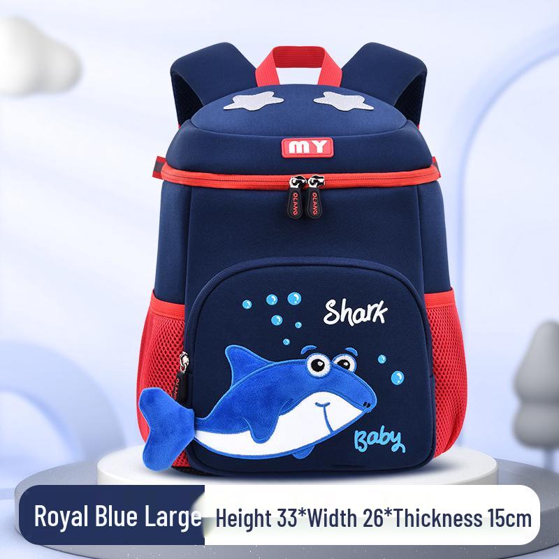 Neoprene Cartoon Whale Anti-Lost Backpack for 4-Year-Olds