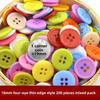 Children's DIY Colorful Button Painting Kit - Creative Love Bear Design for Kindergartens