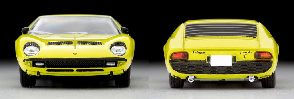 TOMYTEC Tomica Limited Vintage LV Lamborghini Miura S Yellow Green Finished Product 318880 Unisex 1/64