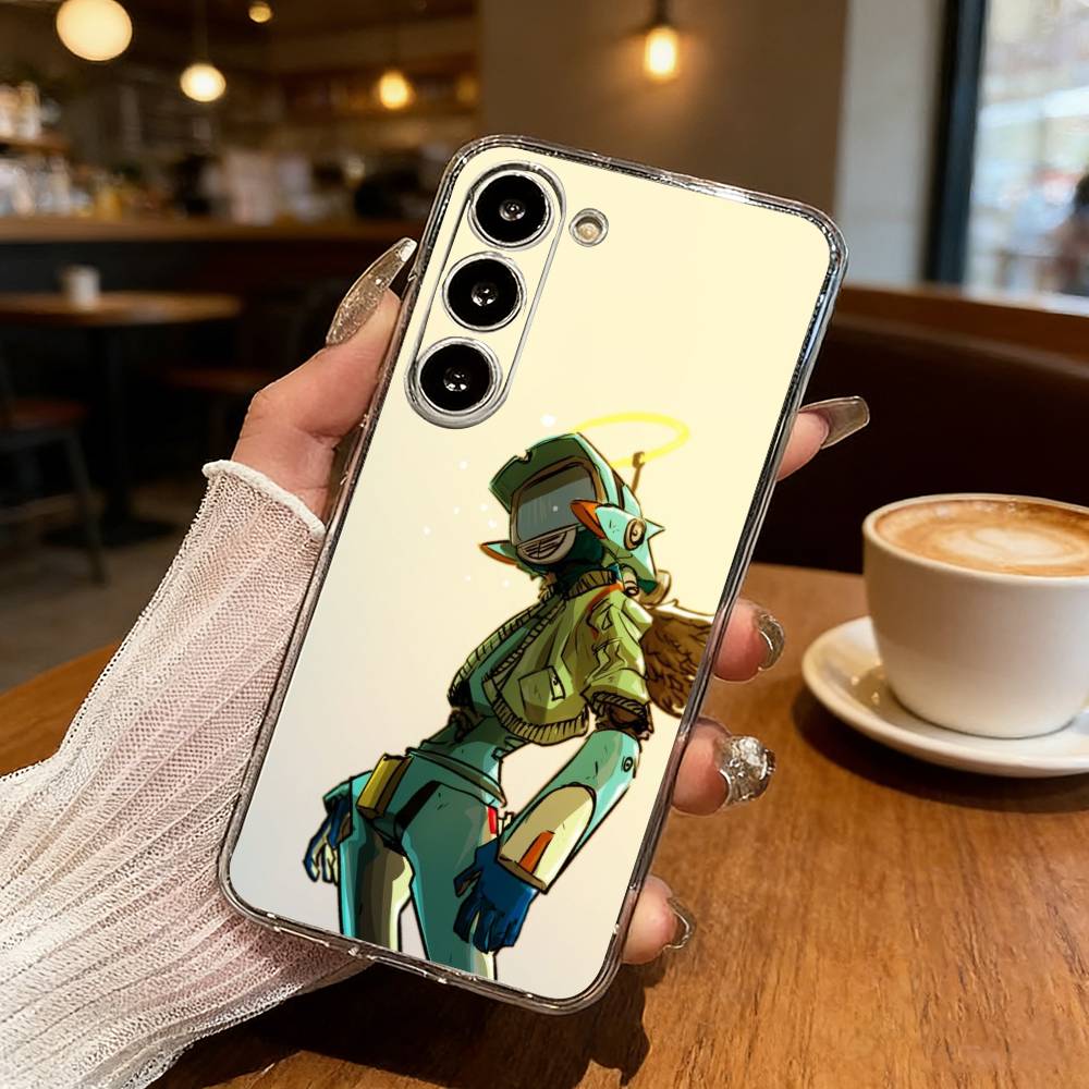 P-Psychedelic F-FLCL Phone Case For Samsung S25,S24,S21,S22,S23,S30,Ultra,S20,Plus,Fe,Lite Transparent Cover