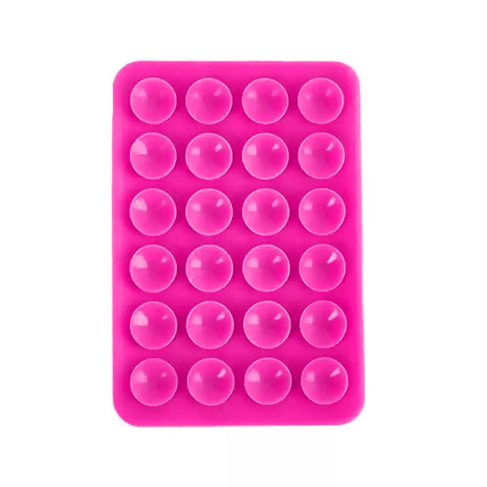 Portable Silicone Adhesive Phone Holder with Antislip Suction Cup OPP Bag Package for Cell Phones