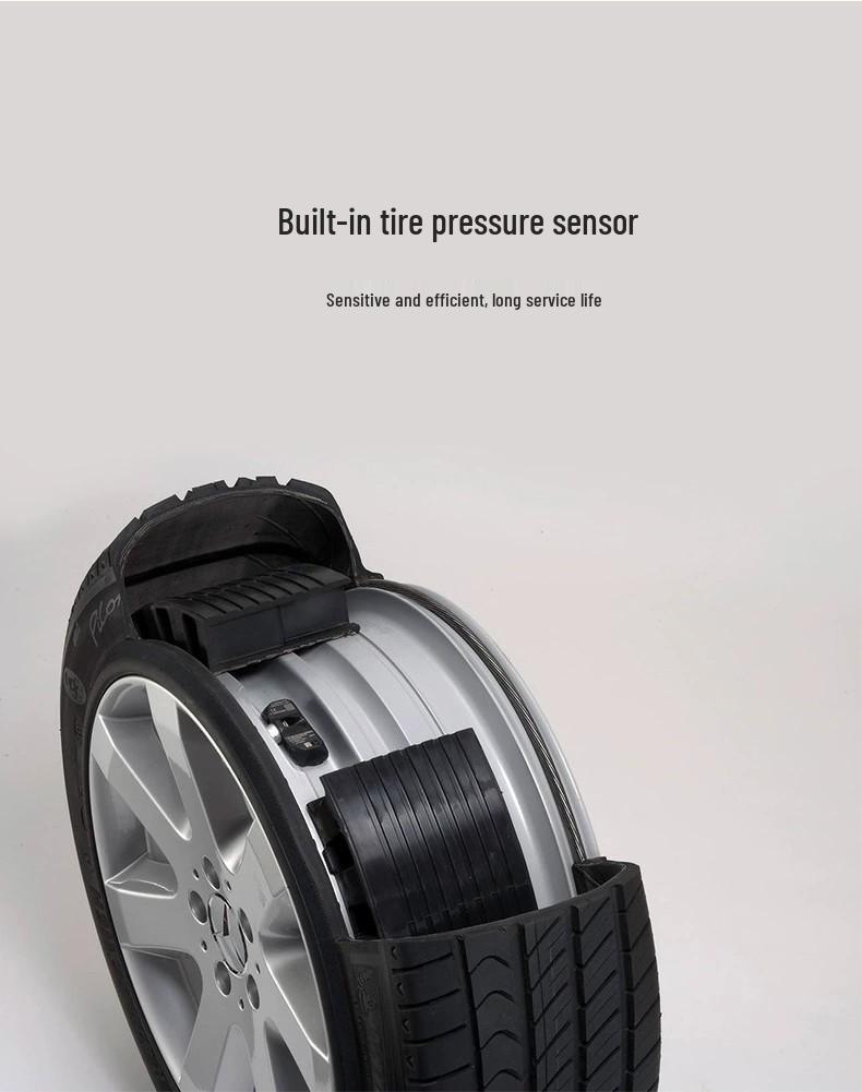 2025 Car Solar Wireless Tire Pressure Monitoring System, Built-in TPMS, High-Accuracy