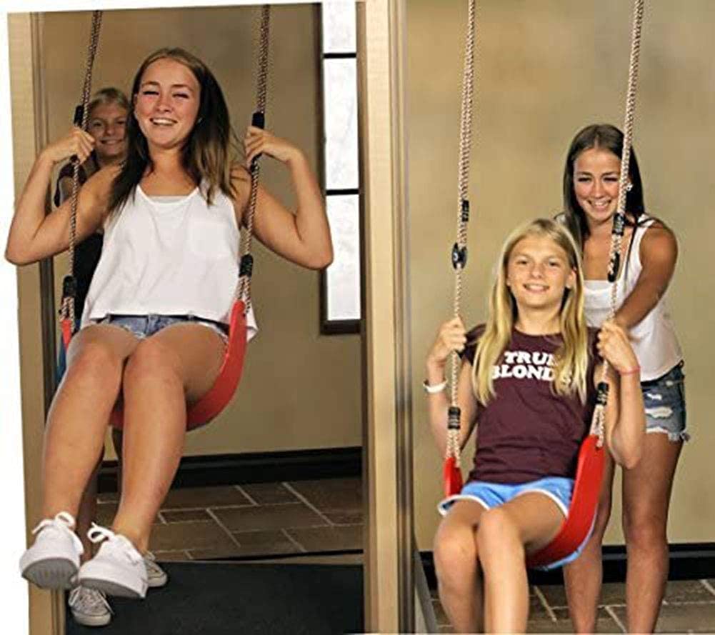 Indoor Swing for Kids and Adults, IndoorOutdoor Swing, Hanging Swing, Weight Capacity Approximately 150kg, Adjustable Rope Length, Pre-Swing Zent