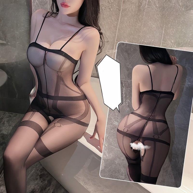 Sexy Lingerie Open Bra Crotchless Underwear For Sex Lace Sleepwear Lingerie Babydoll Bodysuit Adult Female Sex Game Costumes
