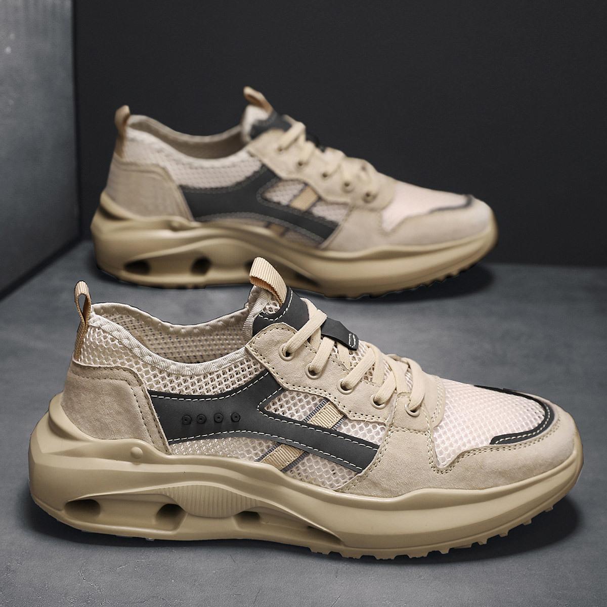 Летние дышащие спортивные кроссовки с сеткой для мужчин — фото 8