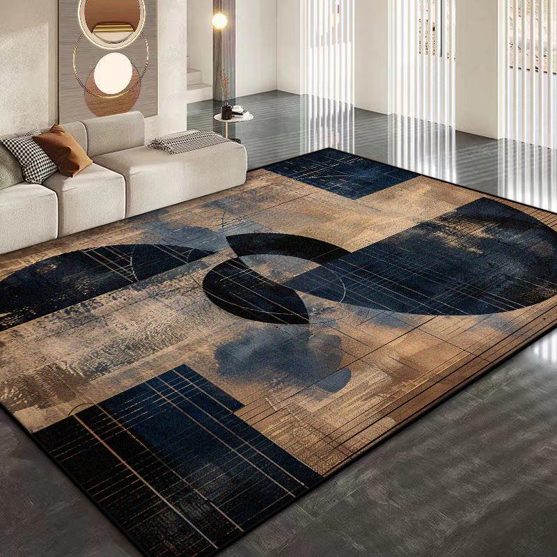 Modern Abstrakt Großformat Wohnzimmerteppich Weich Rutschfest Garderobe Sofatischmatte Leicht zu Reinigen Raumdeko Teppich Maschinenwaschbar