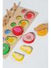 Children's Educational Toy Set: Shape, Color Matching, Building Blocks, Fishing Game, and Fruit Cutting.