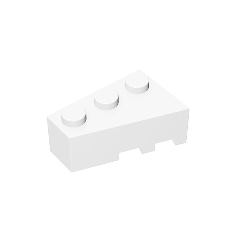 Non-Toxic Moc 10Pcs 6565 Wedge 3X2 Left Building Blocks Kit Corner Plate Board Bricks Educational Particle Diy Toys Children Birthday Gift