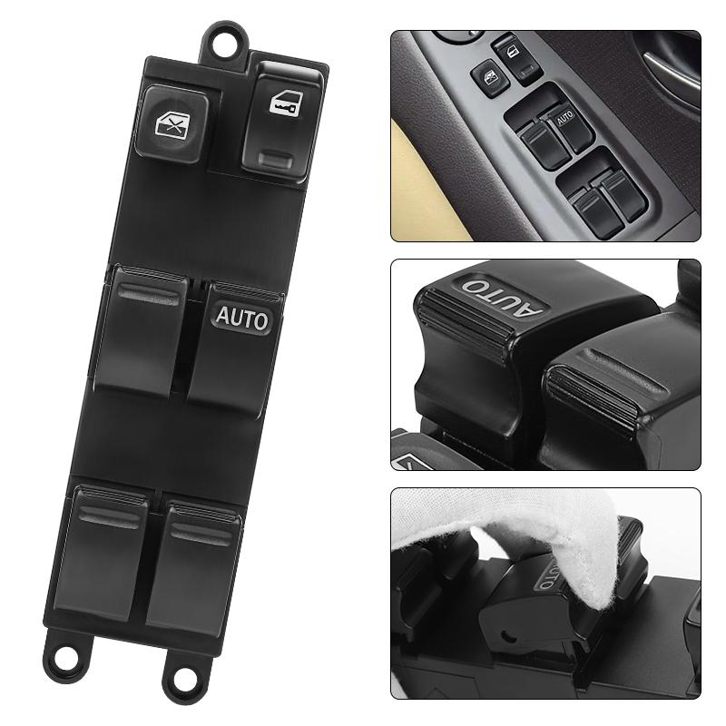 Car Front Right Master Power Window Switch Button RHD For Nissan Navara D22 Skyline Bluebird Gloria Primera Serena 25401-AL500 RHD Front Right